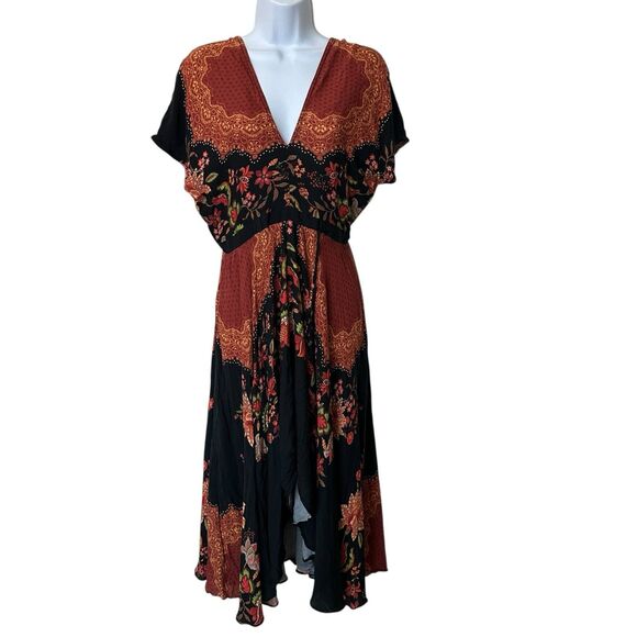 Anthropologie FARM Rio XS Marlow Floral Maxi Dress - Picture 15 of 15